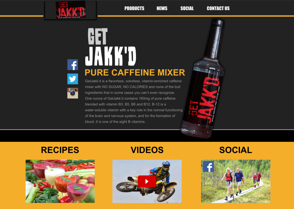 Get jakkd website design mockup