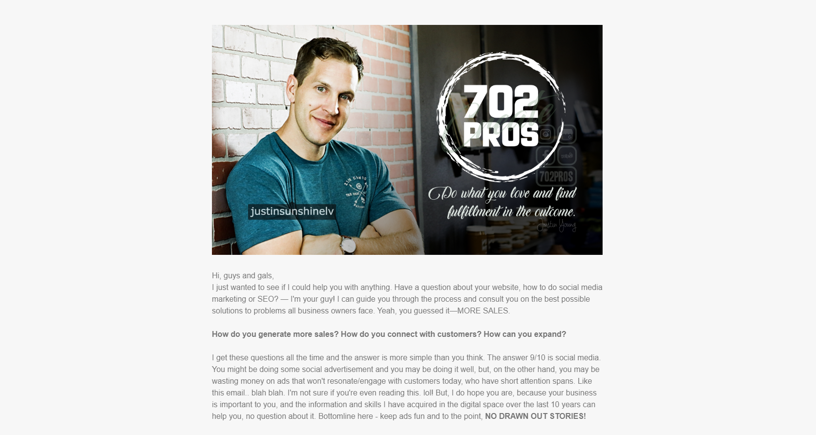Email marketing by justin you at 702 pros llc | las vegas email marketing company | digital marketing strategy