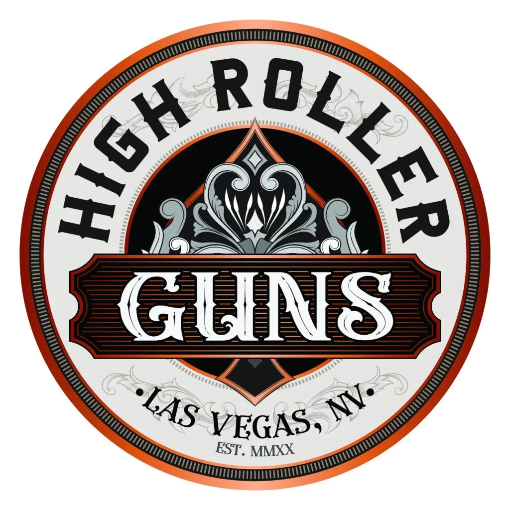 High roller guns - logo design by 702 pros