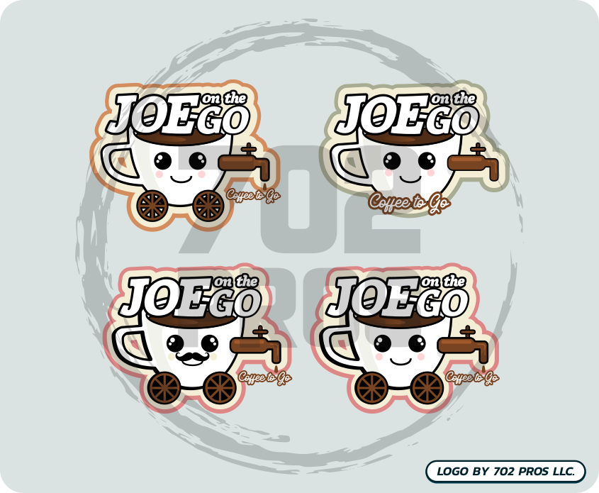 Joe on the Go Logo Design Concepts by 702 Pros