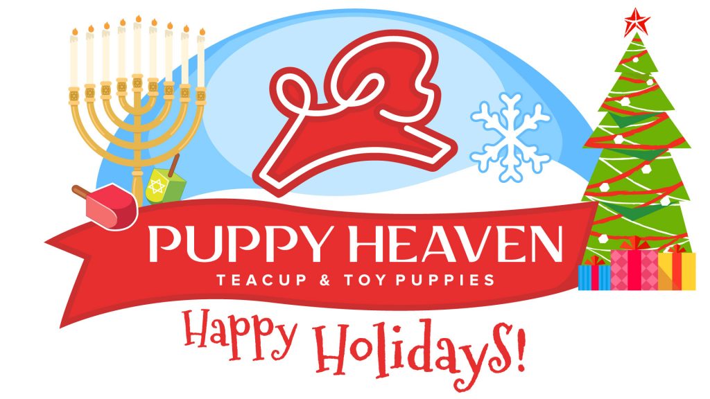 Puppy heaven christmas logo design by 702 pros