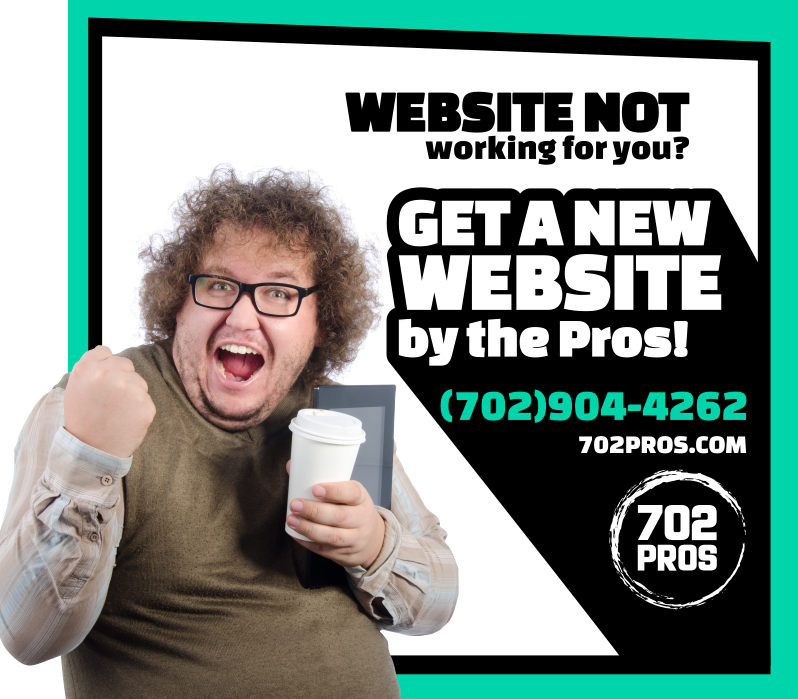 website not working for you - get a new website by the pros - 702 pros