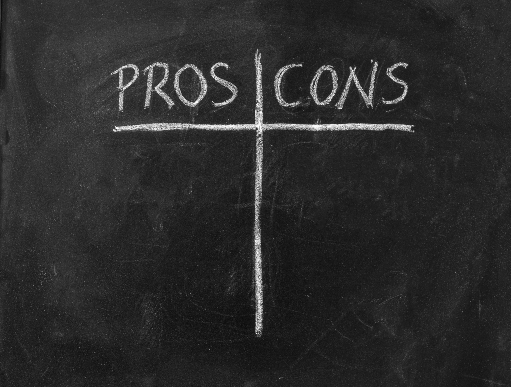 The pros and cons of using each tool