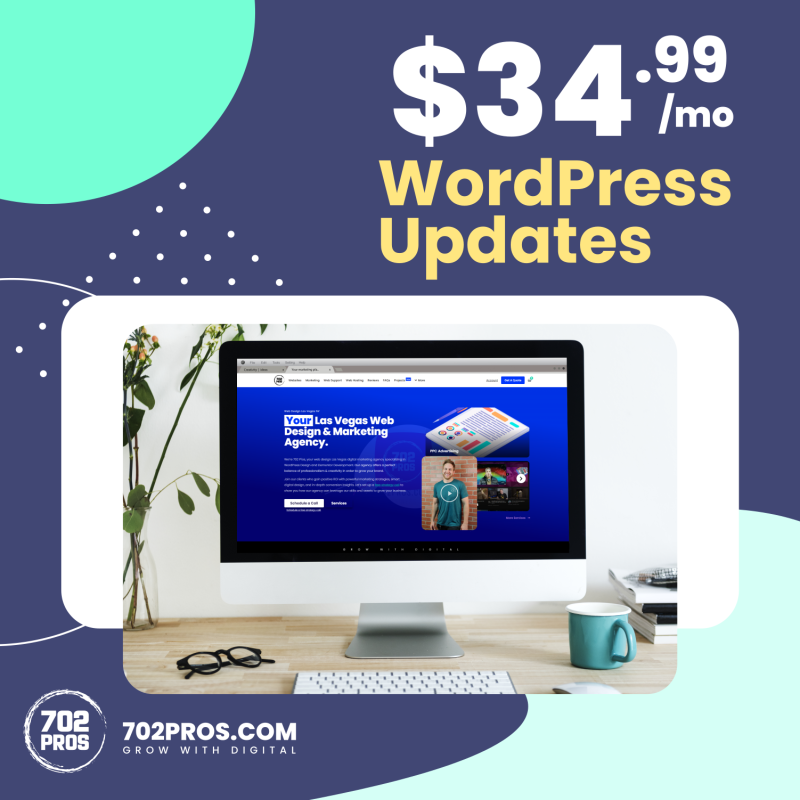 34. 99 wordpress updates | wordpress support by 702 pros