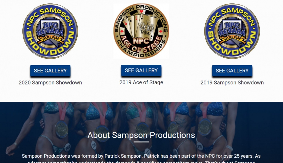 sampson productions home page galleries