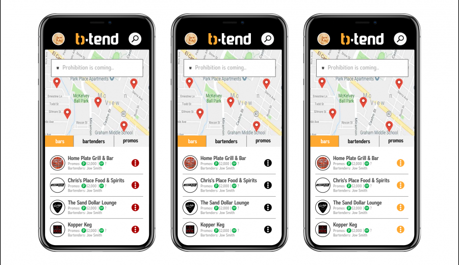 B Tend App Design - Search Features by 702 Pros